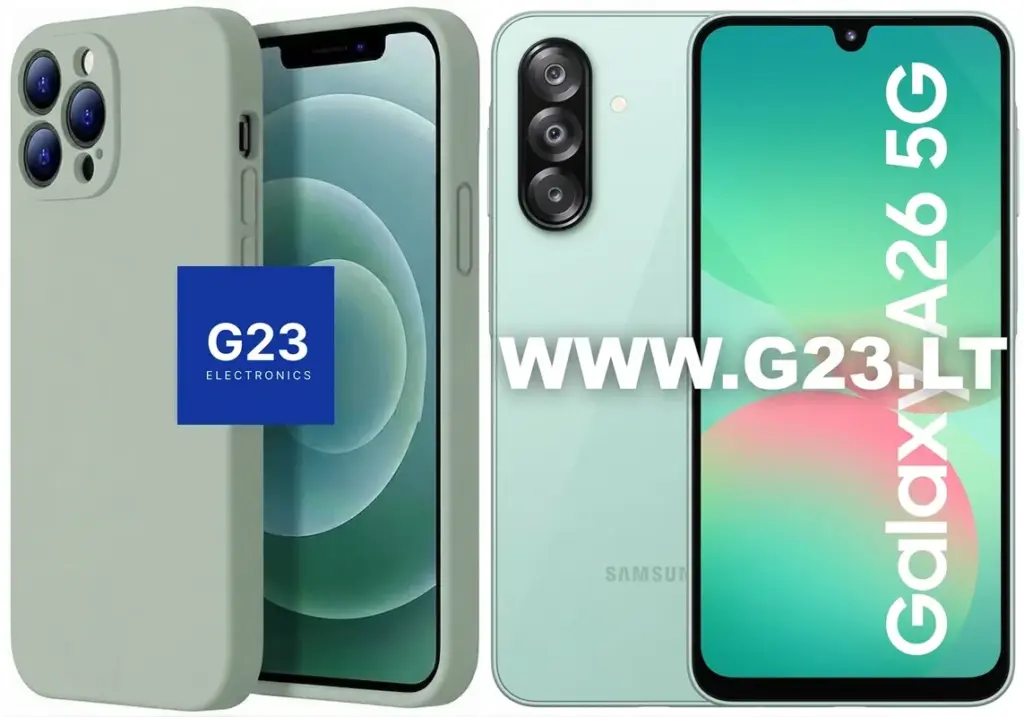 šalavijo žalias B-Soft Plus dėklas nugarėlė Samsung Galaxy A26 telefonui