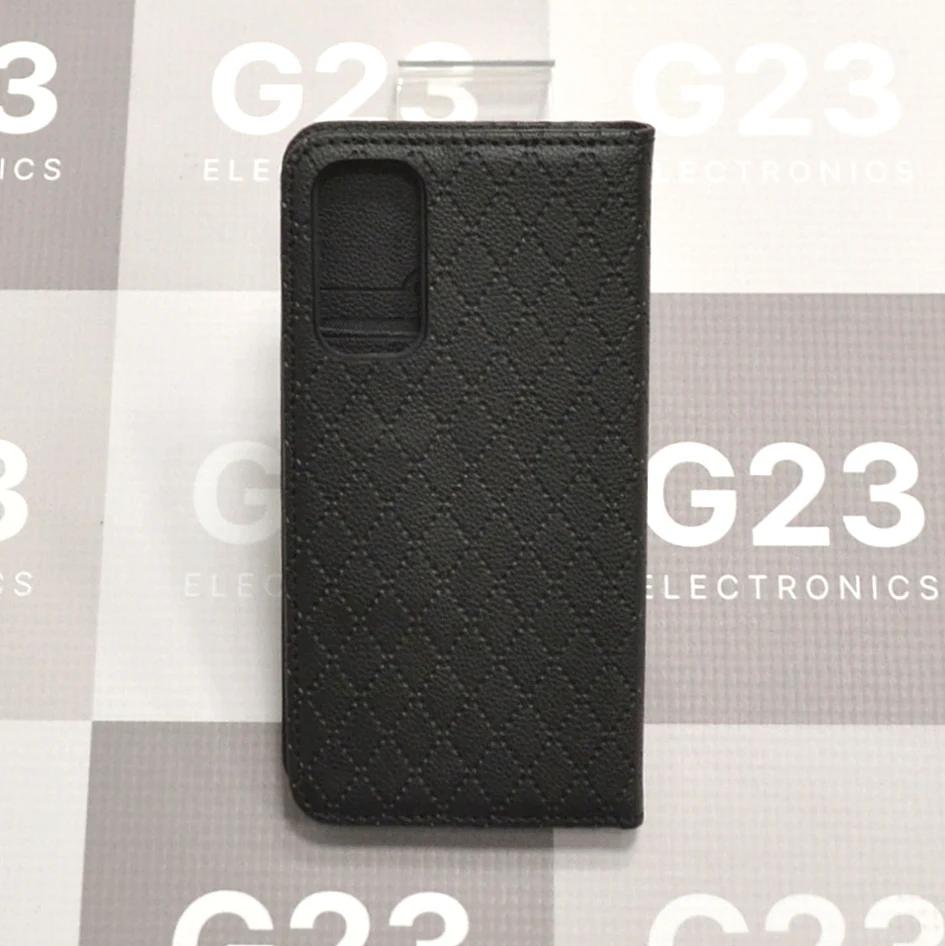 Dalton magnetinis dėklas knygelė Xiaomi Redmi Note 11, Xiaomi Redmi Note 11S – juodos spalvos 11 Juodas Dalton dėklas knygelė Xiaomi Redmi Note 11 – nugarėlė su stačiakampe kamerų anga ir guminiu rėmeliu