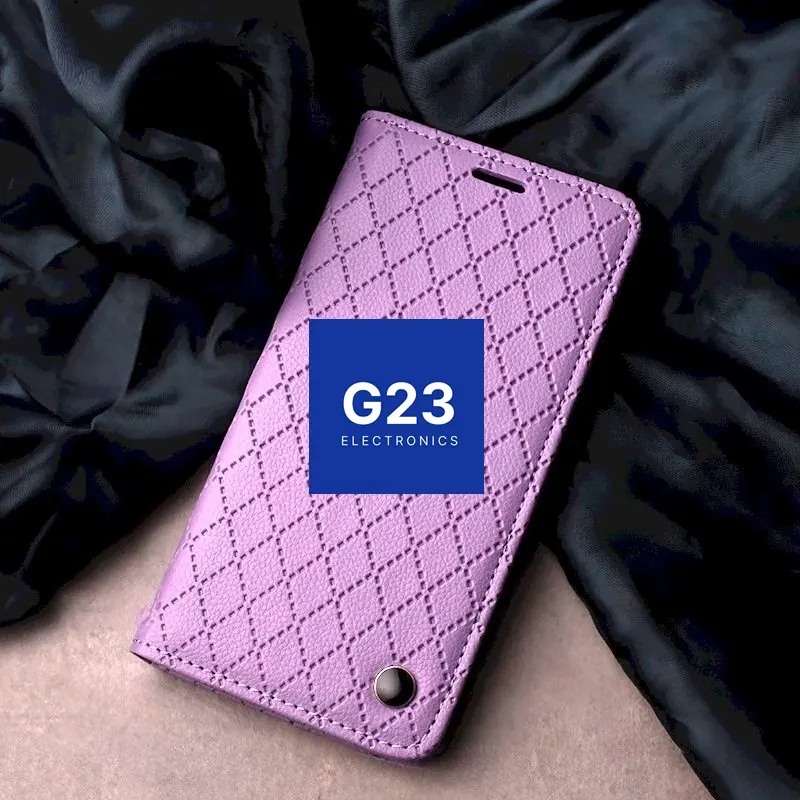 Dalton magnetinis dėklas knygelė Xiaomi Redmi Note 15 Pro 5G – levandų violetinės spalvos 8 Levandų violetinis Dalton dėklas knygelė Xiaomi Redmi Note 15 Pro 5G ant tamsaus audinio