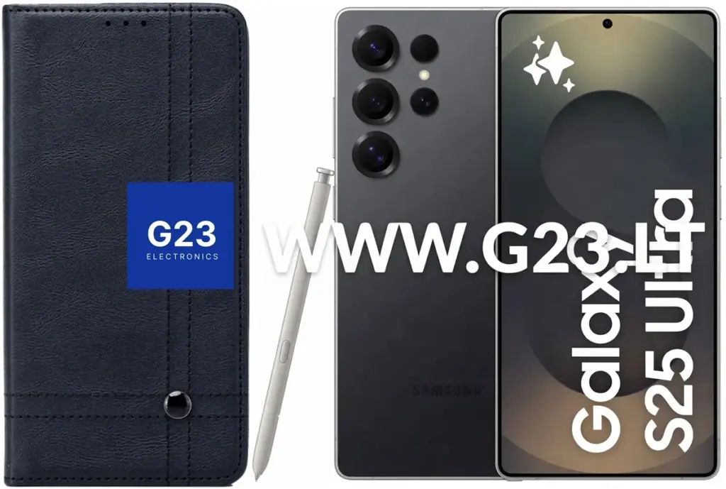 Karachi dėklas knygelė Samsung Galaxy S25 Ultra juodos spalvos – dėklas ir telefonas