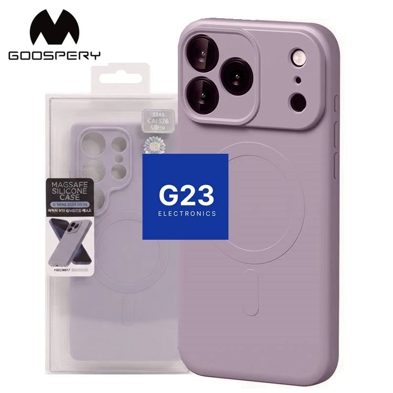 MagSafe Goospery dėklas iPhone 17 Pro Max gesintos alyvų spalvos originalioje pakuotėje