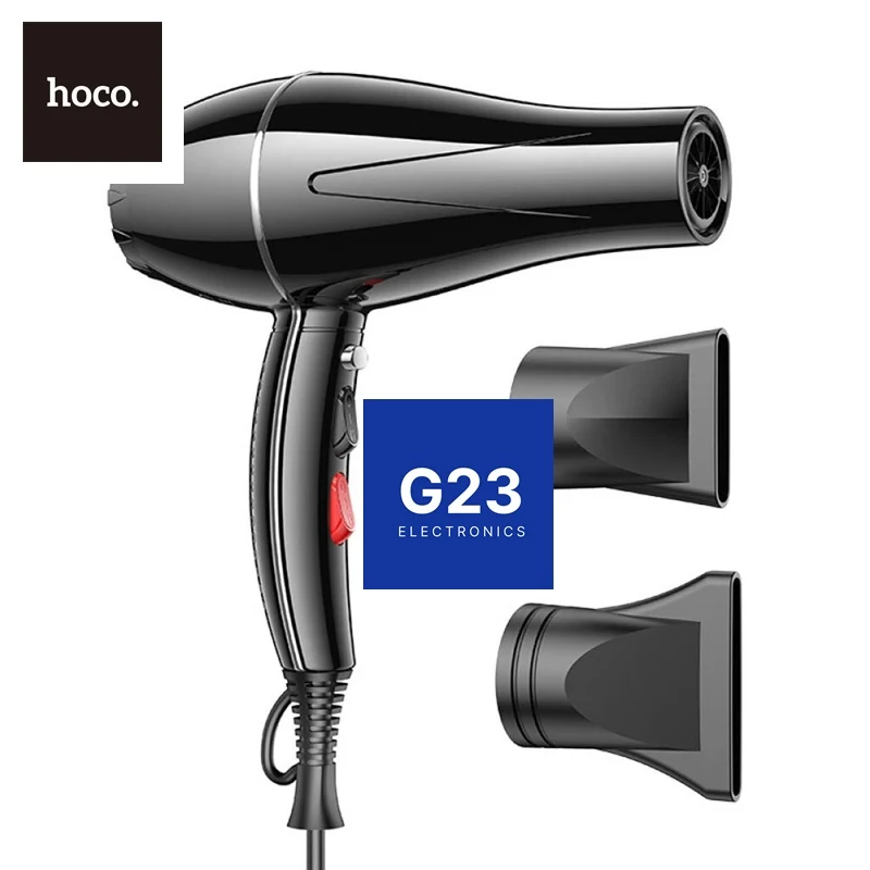 Plaukų džiovintuvas Hoco HP12 1450 W su jonizacija ir 2 antgaliais juodos spalvos 8 Plaukų džiovintuvas Hoco HP12 ir du antgaliai