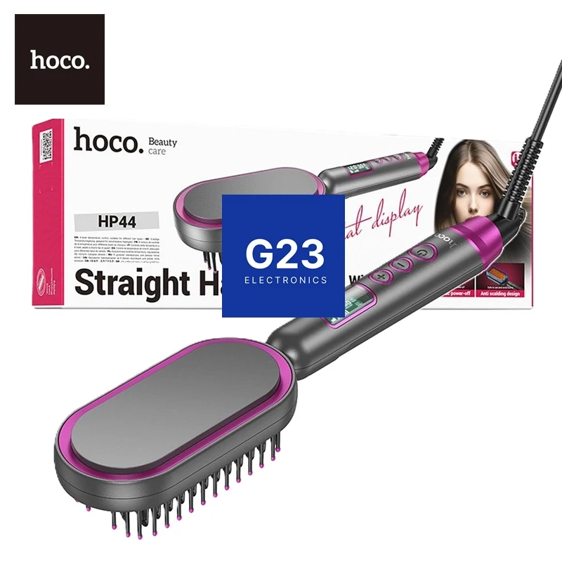 Plaukų tiesinimo šepetys Hoco HP44 originalioje pakuotėje