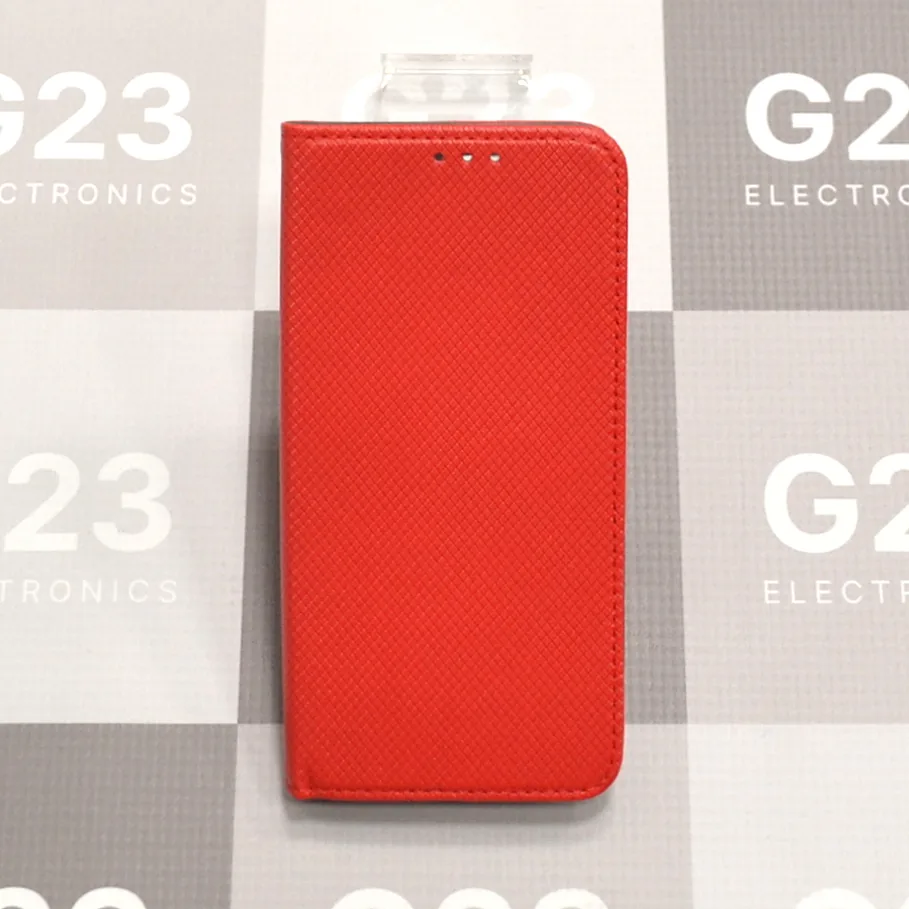 Re-Grid magnetinis dėklas Xiaomi 17T telefonui raudonos spalvos 8 Re-Grid dėklas Xiaomi 17T, raudonos spalvos – vaizdas iš priekio