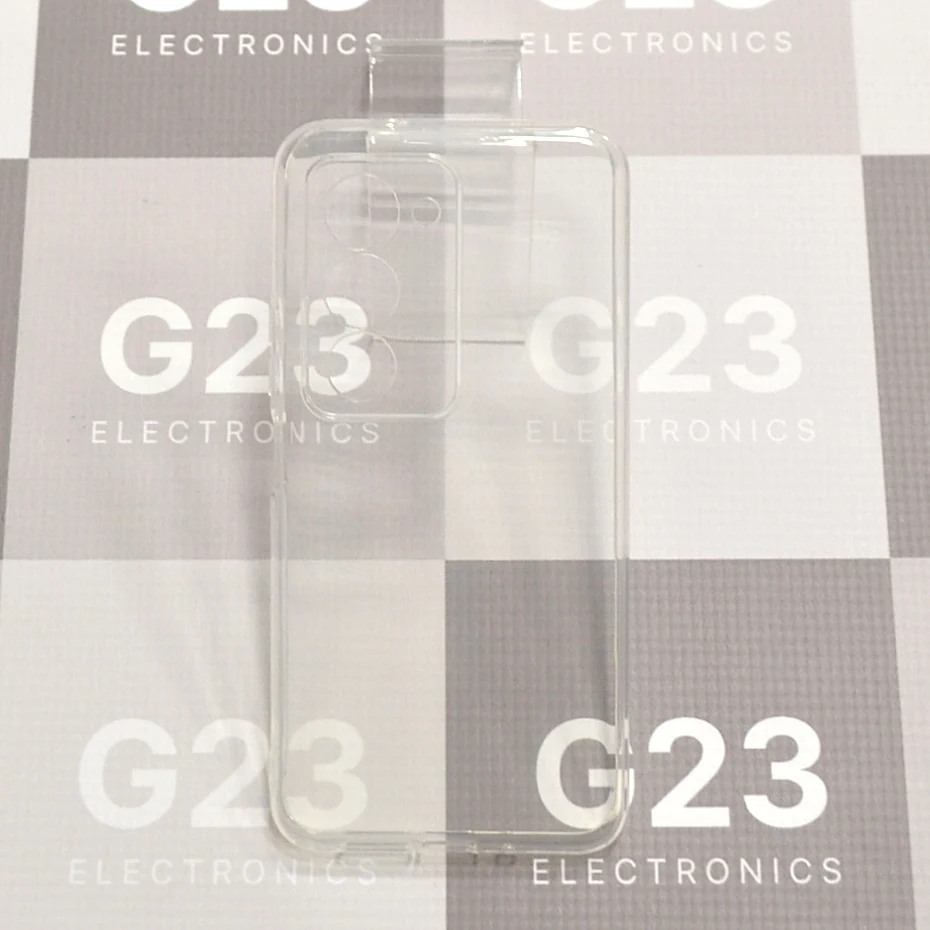 C-Clear Plus skaidri nugarėlė Xiaomi Redmi 15 4G EU, Xiaomi Redmi 15 5G EU 7 Skaidri nugarėlė Xiaomi Redmi 15 4G EU ir 5G EU iš nugaros su pakelta kameros niša