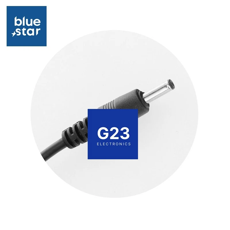 Tinklo kroviklis su Nokia Big Pin 3.5mm laidu Blue Star 7 Nokia Big Pin 3.5 mm jungtis su laido apsauga – Blue Star tinklo kroviklio artimas planas